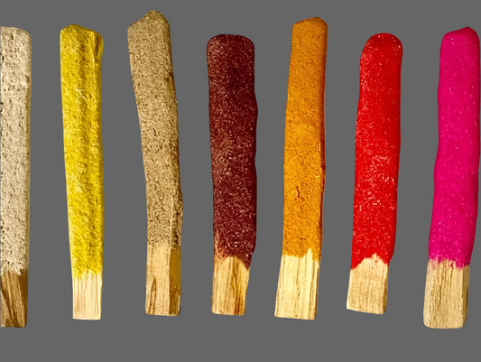 (7) 4" Palo Santo & Resin Stick bundle
